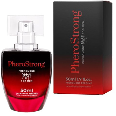 Perfume Masculino Beast for Men 50ml – Perfume con Feromonas para Hombre, Fragancia Fresca y Amaderada, Inspiración Moderna, Para Uso Diario y Nocturno