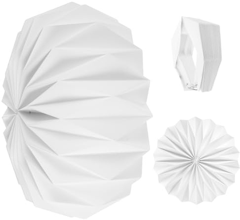 Alipis Paralume Decorativo Magnetico in Carta Piegata Copertura Luminosa Delicata e Sicura per Lampade da Soffitto Accessorio Ornamentale per Illuminazione e Decorazione Casa