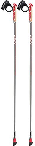 LEKI Smart Carat Nordic-Walking-Stock, Grey, 120 cm