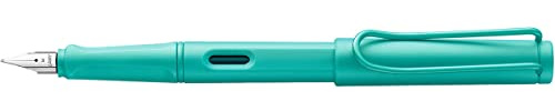 LAMY 1234847 safari candy Füllhalter 21 – Moderner Füller in der Farbe Aquamarine mit ergonomischem Griff und zeitlosem Design – Federstärke M - Sondermodell