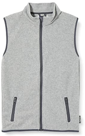 Playshoes Fleece Weste, Giacca in Pile Unisex - Bambini e ragazzi, Grigio (Melange), 164