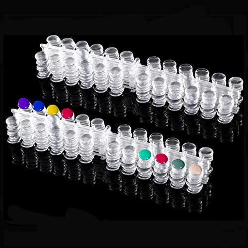 Kalolary 720PCS Nuancier Ongle, Faux Ongles Couleur Présentoir avec autocollants adhésifs ongle nuancier Cartes de Couleur pour Nail Salon Nail Art Color Display