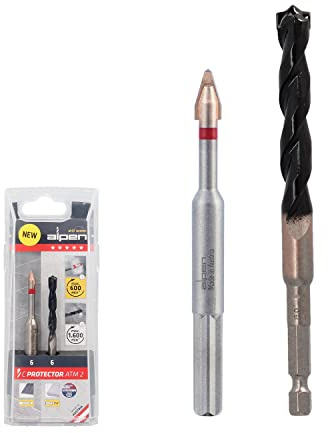 WOLFPACK LINEA PROFESIONAL - Broca Alpen Porcelanicos Muy Duros Ø 6 mm. Kit 2 brocas