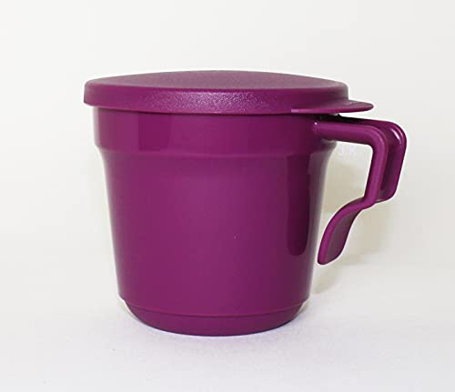 TUPPERWARE Aloha 1x Tasse mit Henkel 350ml Lila Trinktasse