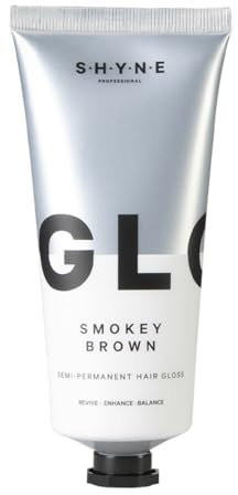 SHYNE - Gloss | Smokey Brown - Glanztreatment für braunes Haar, intensive Haarpflege mit Keratin und Provitamin B5 für glänzende und glatte Haare, ohne Parabene