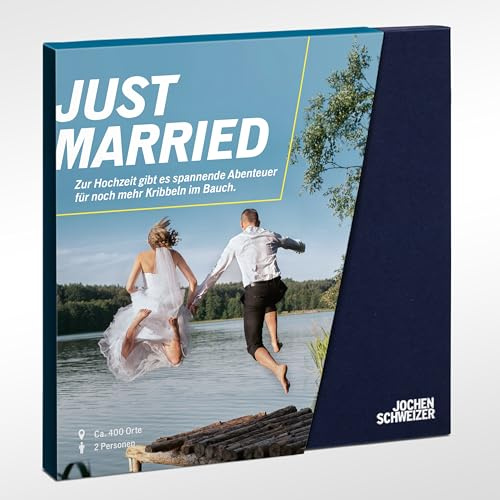 JOCHEN SCHWEIZER Geschenkbox zur Hochzeit | Hochzeitgeschenk für 2 Personen, freie Erlebnis-Auswahl an ca. 436 Orten