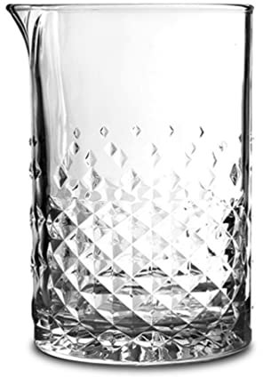 NOBRIM Beer Steins Beer Mug Embossed Vintage Glassware Thick Weighted Cocktail Mixing Glass Drinking Glasses