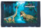 Ragusa-Trade Dinosaurier Dino Tyranussaurus Rex T-Rex Geldbeutel Portemonnaie Geldbörse für Kinder Jungen, blau, 12 x 8 x 1 cm