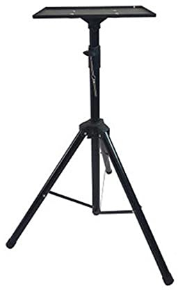 birene Projector Stand Projector Tripod Stand Laptop Tripod Stand Portable DJ Equipment Stand Folding Floor Tripod Stand Height Adjustable 27 to 47 Inch Projector Mount for Wall