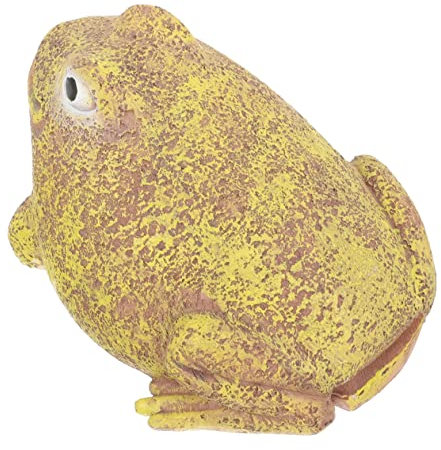 ANDRESLAD Garten Schlüsselversteck Kasten Frosch Harz Outdoor Schlüssel Safe Aufbewahrungsbox Mit Gefälschtem Aussehen Für Veranda Und Hof