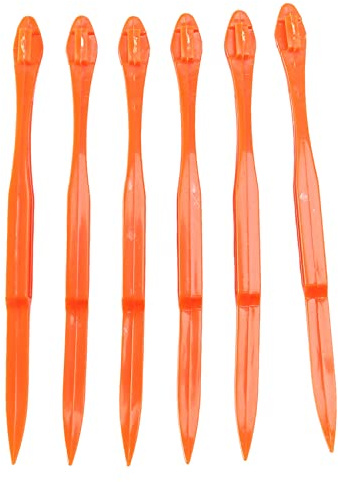 Losueeun Lot de 6 éplucheurs d'agrumes orange - Outil de cuisine