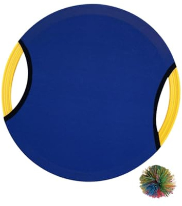 Harilla Trampolin Paddel Ball Spiel Set Flying Disc Indoor Outdoor Family Sensory Trainingsausrüstung Wurf Und Game For Camping, Blau