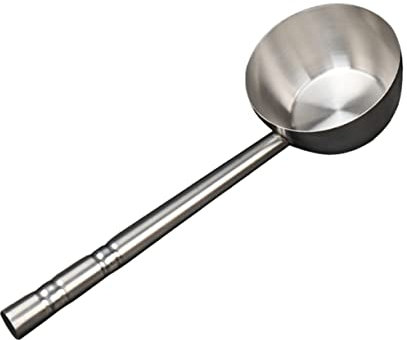 GRIRIW Cucharón De Acero Inoxidable Para Sopa Utensilio De Cocina Multi-funcional Diseño Ergonómico Para Cocinar y Servir Casa