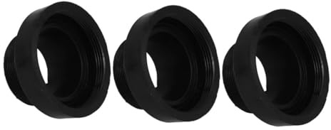 NUOBESTY 3pcs Urinal Flange Seal Rubber Gaskets for Toilets with Secure Connection and High-efficiency Seal Suitable for Public and Private Spaces