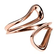 Purelei Journey Ring – Offener, größenverstellbarer Designring – Edelstahl 14K/18K vergoldet – Modernes Statement-Piece – Größen S/M & M/L – Wasserfest