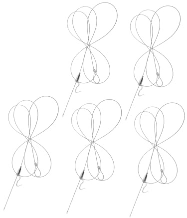 Beatifufu 5 Juegos Kit Cable de Acero para Colgar Cuadros Ajustable con Ganchos de Alta Resistencia y Capacidad de Carga Cuerda Metálica para Colgar Arte y Fotos Instalación Sencilla y