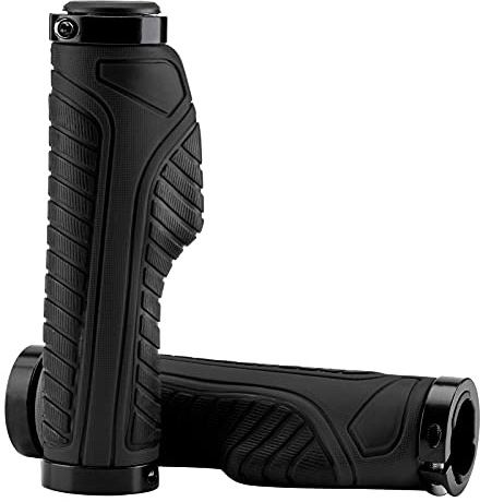 ROCKBROS Fahrradgriffe Ergonomisch, rutschfeste Lenkergriffe aus TPR, für MTB, Citybike, E-Bike und Faltrad, passend für 22,2 mm Lenker