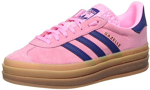 adidas Damen Gazelle Bold W Sneaker, pink Glow/Victory Blue/GUM4, 38 2/3 EU