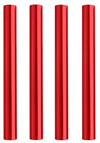 Azarxis Tube de Réparation de Poteau de Tente 4 ou 10 Pièces Kits de Réparation en Alliage d'Aluminium Replacement pour Diamètre 7,9-8,5 mm ou 8,6-9,5 mm (Rouge - 4 Pièces, 11 mm)