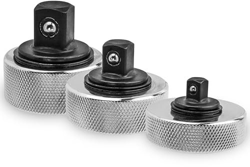 YAKAMOZ 3Pcs Mini Finger Ratchet Set, 1/4 3/8 1/2 Drive Palm Ratchet Wrench Set Reversible Ratcheting Finger Socket Driver Stubby Thumbwheel Ratchet for Tight Spaces