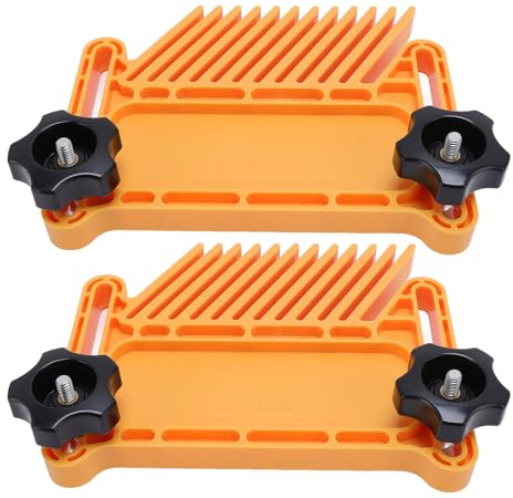 Featherboard per Seghe da Tavolo, Strumenti e Accessori per la Lavorazione del Legno in Featherboard Impilabile in ABS Resistente, per Recinzione del Router a Nastro, Taglio Ad