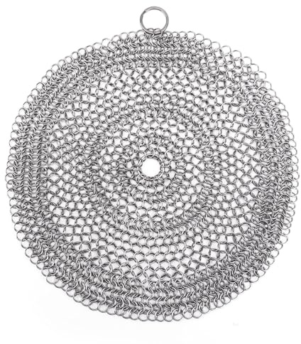 Gosknor Baking Pie Crust Weights Chain, Stainless Steel Pie Weight Chain Ceramic Pie Weights Alternatives Baking Pie Weights Armor for Baking Crust Kitchen Accessories for 7-10in Pies