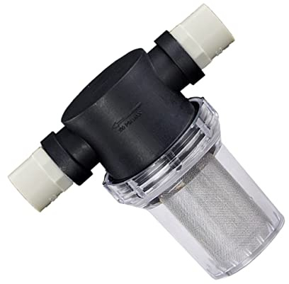 Healifty Filtre À Eau Pour Machine À Laver Raccord Pvc Haute Pression Avec Écran Filtrant Maille Pour Nettoyeurs Haute Pression Et Arrosage Noir