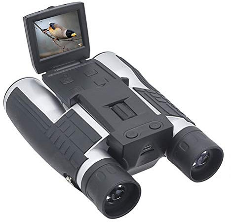 ZJFHEYUO Telescopio Digitale 12x32 con Schermo LCD da 2,0, telescopio binoculare, Fotocamera Digitale HD, Registrazione Video, binocolo da Esterno