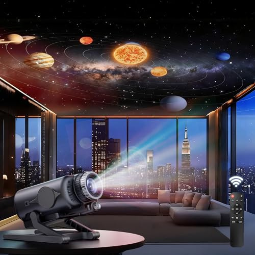 Homelist Sleep Aid Night Light for Kids & Adults with White Noise & Bluetooth Speaker, 60 Scenes Galaxy Star Projector Light Gifts for Bedroom Relaxation, Party, Birthday, Valentine's Day