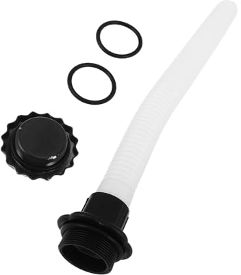 INOOMP Beccuccio per Tanica di Carburante in Plastica con Tappo e Anello di Tenuta, Kit di Sostituzione Ugello per Lattina da 3,5 Cm, Versatore Anti-rovesciamento per Uso Domestico