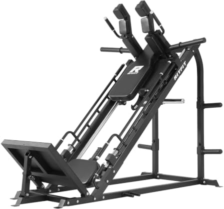 RitFit Beinpresse 45° Hack-Squat-Maschine (Schwarz)