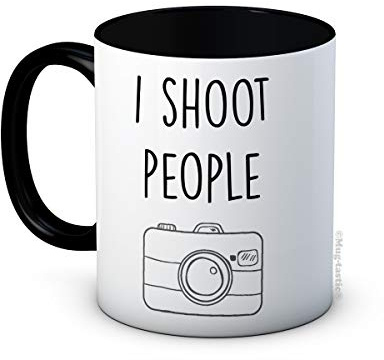 I Shoot People - Photographer Funny Ceramic Coffee Mug