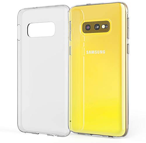 NALIA Handyhülle kompatibel mit Samsung Galaxy S10e Hülle, Dünne Durchsichtige Silikon Schutzhülle Phone Case Soft Cover, Ultra-Slim Bumper Gummi Handy-Tasche Skin Etui Schale Klar - Transparent