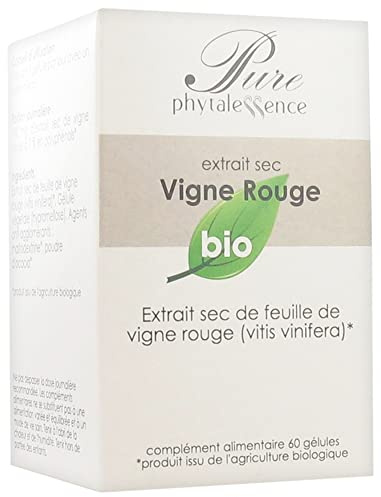 Phytalessence Pure Vigne Rouge Bio 60 Gélules