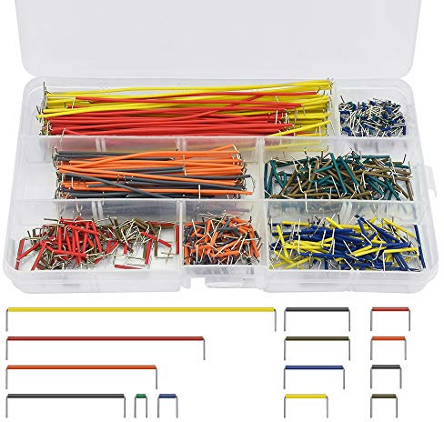 WANTOUTH 560 Pcs Jumper Wire Kit, 14 Lengths Assorted Preformed Breadboard Jumper Wires, Male to Male Solderless Jumper Cables with Storage Box for Prototyping, LED Strips, and Test Circuits