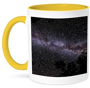 3dRose Coffee Mug, Size - 15oz - Canada, Ontario, Sioux Narrows PP, Night sky with Milky Way. Stars - funny coffee cup gift