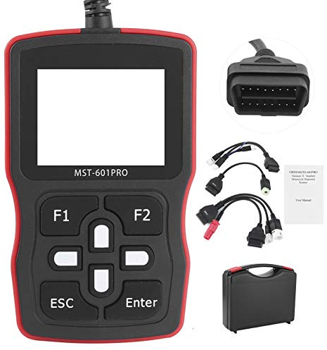 Herramienta De Diagnóstico OBD2, Yosoo Escáner De Motocicleta Lector De Código OBD2 Reemplazo De Herramienta De Diagnóstico Automotriz Para Escáner De Motocicleta Herramienta De Diagnóstico OBD2 Lecto