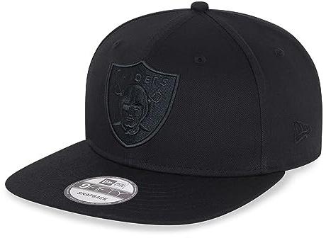 New Era Las Vegas Raiders NFL Black on Black 9Fifty Snapback Cap