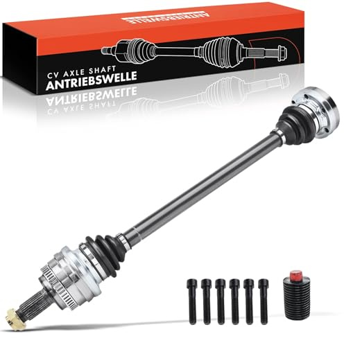 Frankberg Antriebswelle Achswelle mit ABS Ring Hinterachse Rechts | Kompatibel mit 3er E46 318d 320d 323i 325i 3er Cabriolet E46 320 Cd 323 Ci 325 Ci Replace# 33211229592