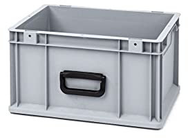 PROREGAL Eurobox NextGen Portable Uno | HxBxT 22x30x40cm | 20 Liter | Eurobehälter, Transportbox, Transportbehälter, Stapelbehälter