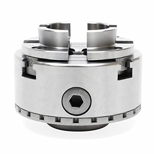 Mophorn Backenfutter Drechselfutter,4 Backen Spannfutter,M 33 Selbstzentrierend Drehfutter Drechselspannfutter 3.75 Zoll für Drechselbank
