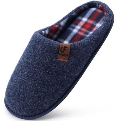 COFACE Chaussons Homme Hiver Chaud en Mousse à Mémoire Pantoufles
