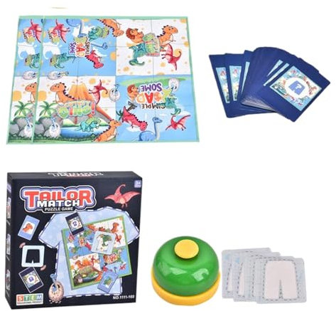 Passendes Spiel für Kinder, passende Spielkarten,Kleidungs-Matching-Spiel zum Aufbau von Fähigkeiten - Pädagogisch, Kinder, Spielen Karten, Mit, A, Glocke, Für, Kinder, Und, Familien, Kognitiv, Fähigk