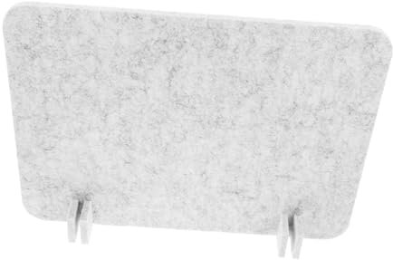 DIYEAH Desk Divider Privacy Panel - Felt Screen Acoustic Freestanding Desktop Partition Desk Dividers for Office Student Test Dividers Sound Proof Dividers Reducing Noise