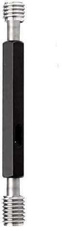 BULINO Calibro a tampone filettato 6H Calibro Go/No Go, Calibro a Vite Interno metrico di precisione, Strumento for Test di Filettatura a Passo fine, Costruzione in Acciaio for Cuscinetti(M10X1)