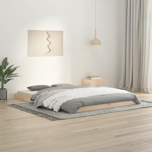 Myheimly Massivholzbett Palettenbett aus Kiefer, 140 x 200 cm