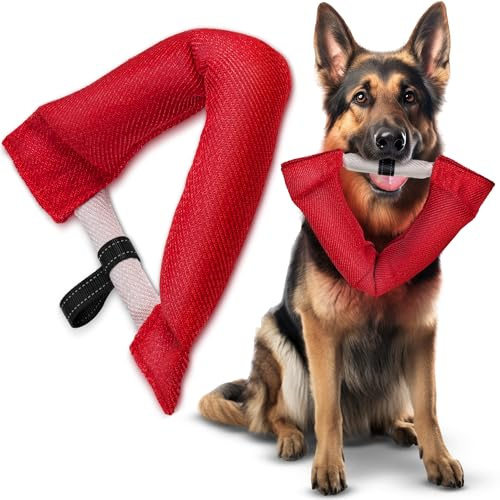 YES4QUALITY Dog Toy - Tug of War for Dogs - Horseshoe Shape Pull and Play Toy for 2 Dogs - 27x30 cm, Fun Fuchsia - Durable Training and Exercise Equipment for Medium to Large Breeds