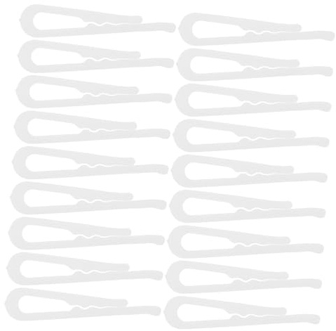 BESTYASH 100 Stücke Kunststoff Alligator Clip Kleidung Clip Hemd Befestigung Wäscheklammern Stoffklammern