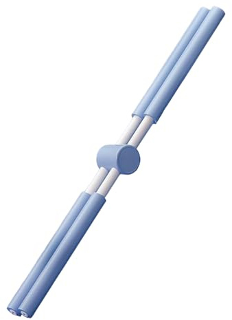 Bâton de yoga anti-bouloches, croix de yoga, barre de yoga, correction de posture, barre de yoga pour dos, barre de gymnastique avec noyau en acier inoxydable et mousse pour dos et cou, entraînement