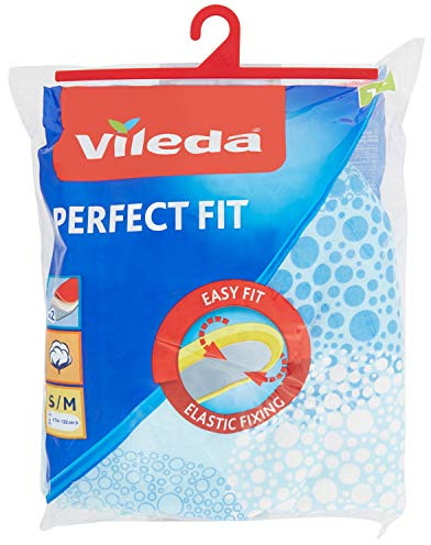Vileda Perfect Fit Bügelbrettbezug, mit Gummizug, Hellblau